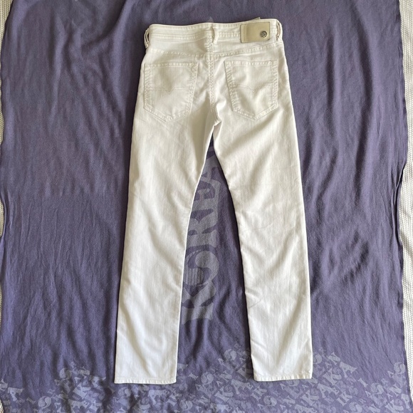 Diesel Buster Mens Slim Tapered Jeans W30 x L30 830G (White) - Picture 3 of 15